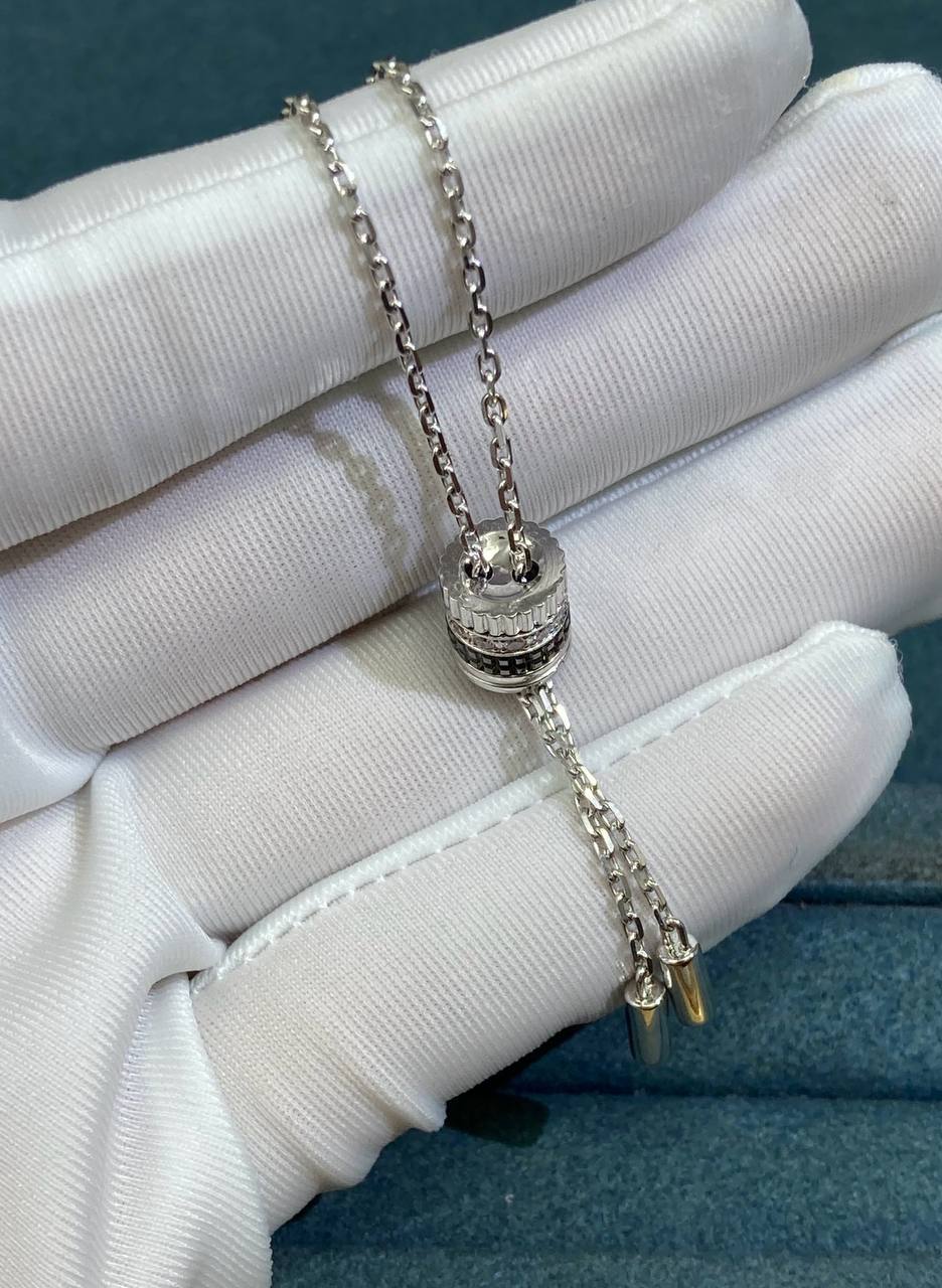 Collier Bchrn avec diamants et PVD Petit modèle