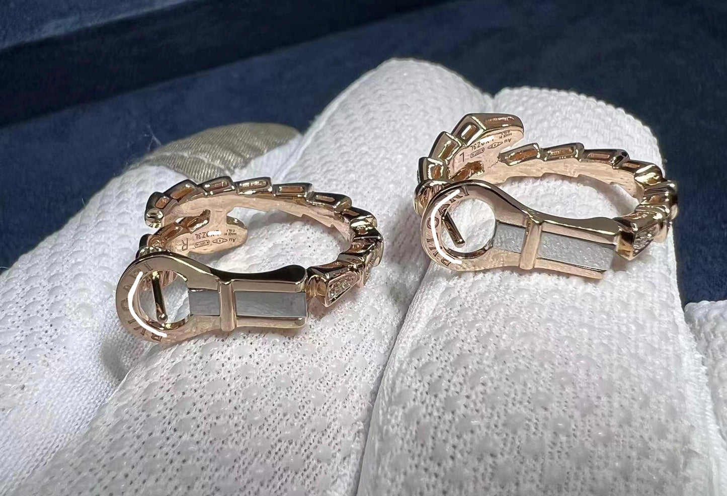 Serpent Diamond earrings