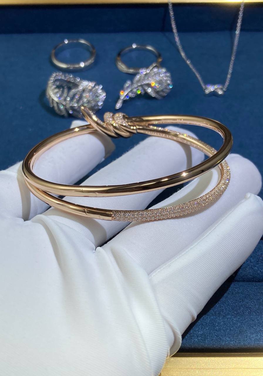 Pulsera TC Double Row con diamantes