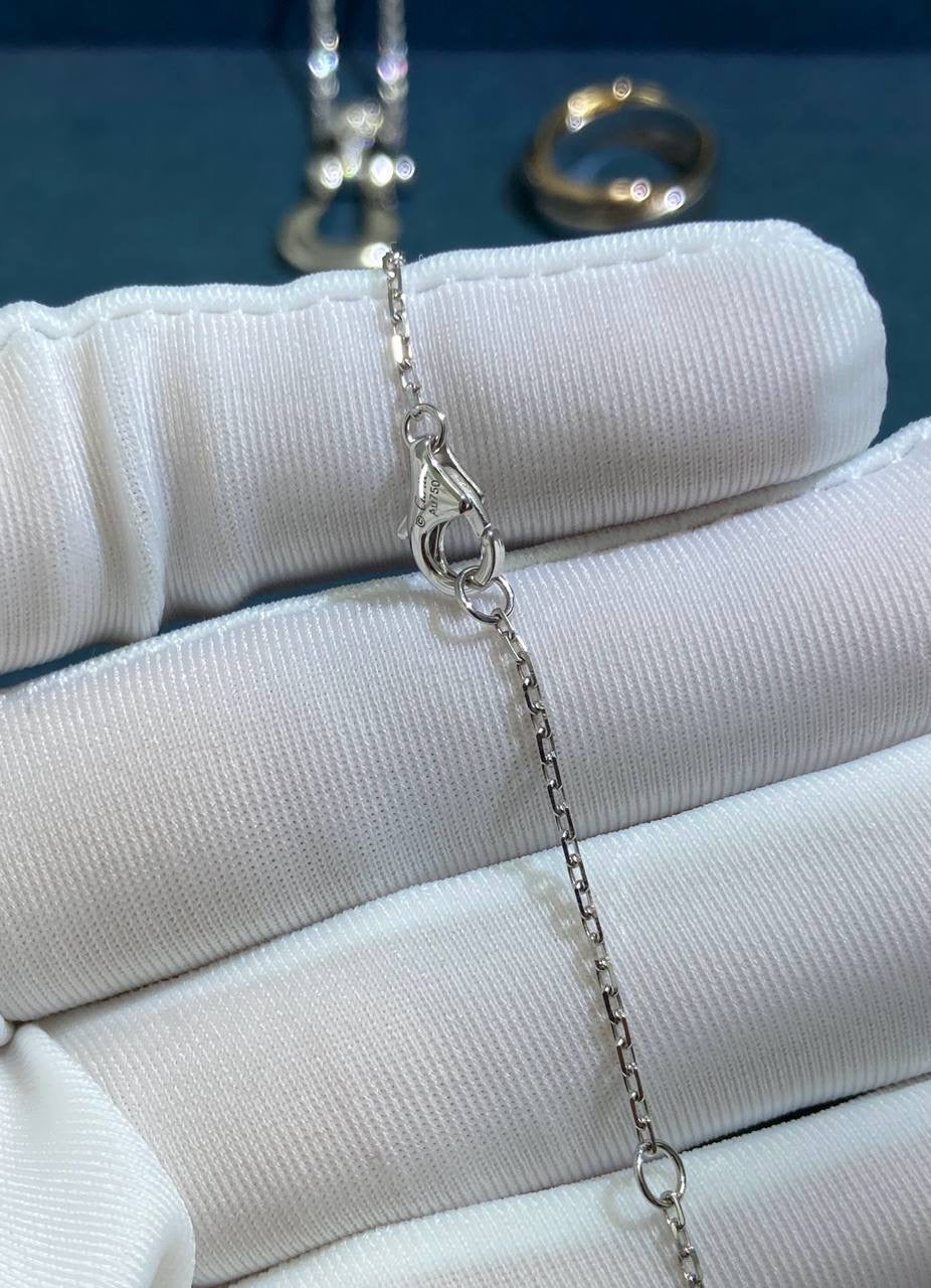 Nail Inspired full pavé diamond pendant