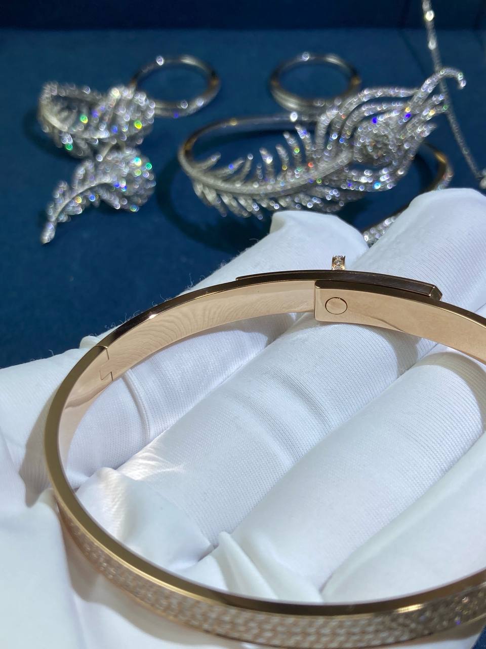 a. full pavé diamond bracelet