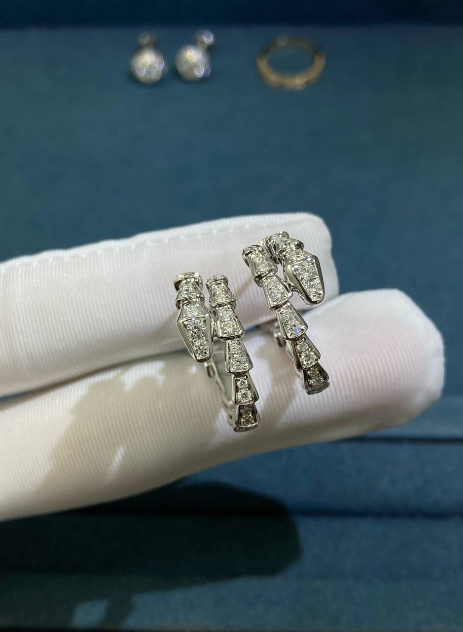 Serpent Diamond earrings