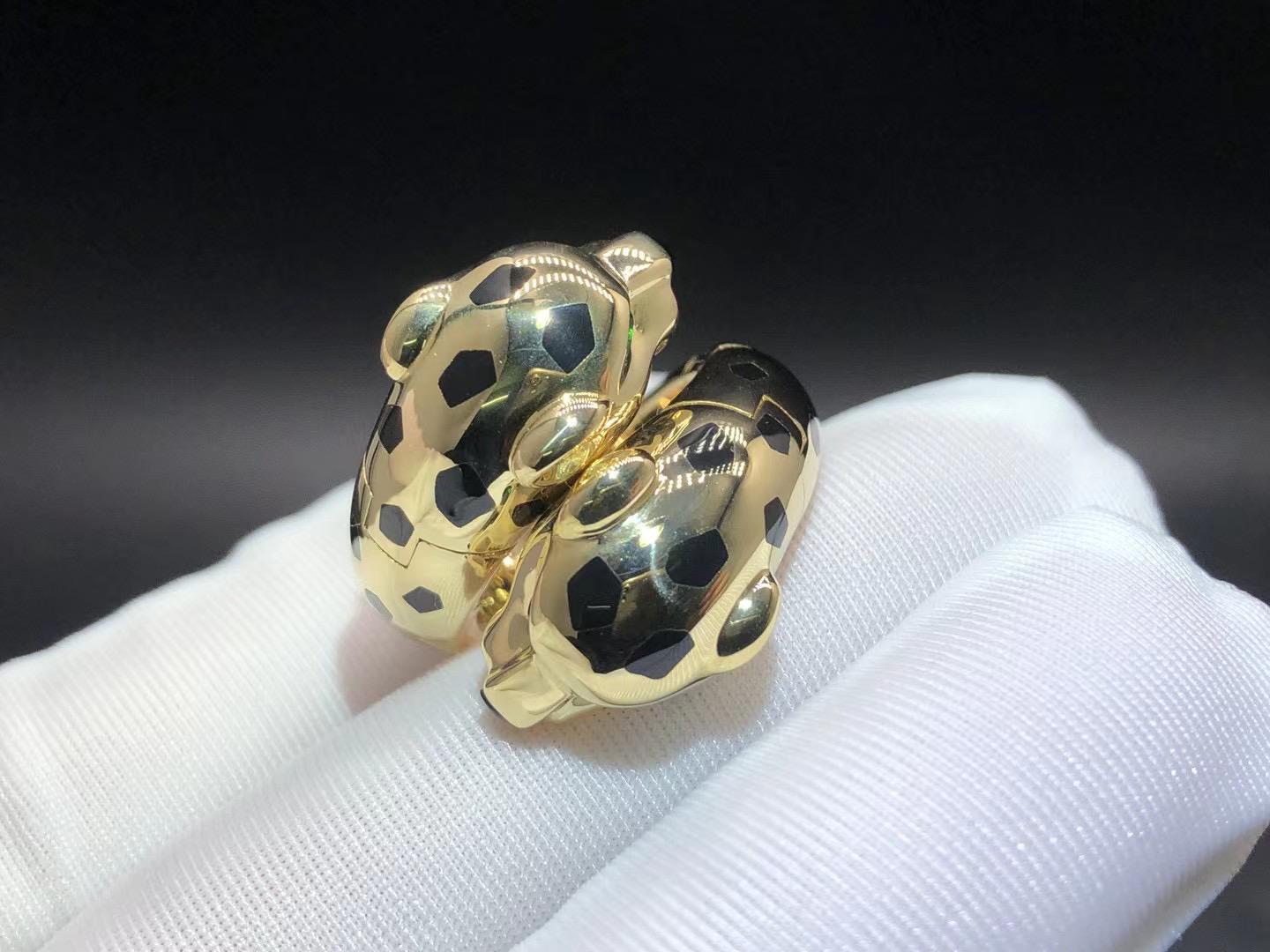 Panther Double Head Ring