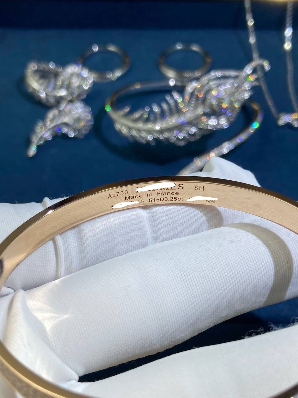 a. full pavé diamond bracelet