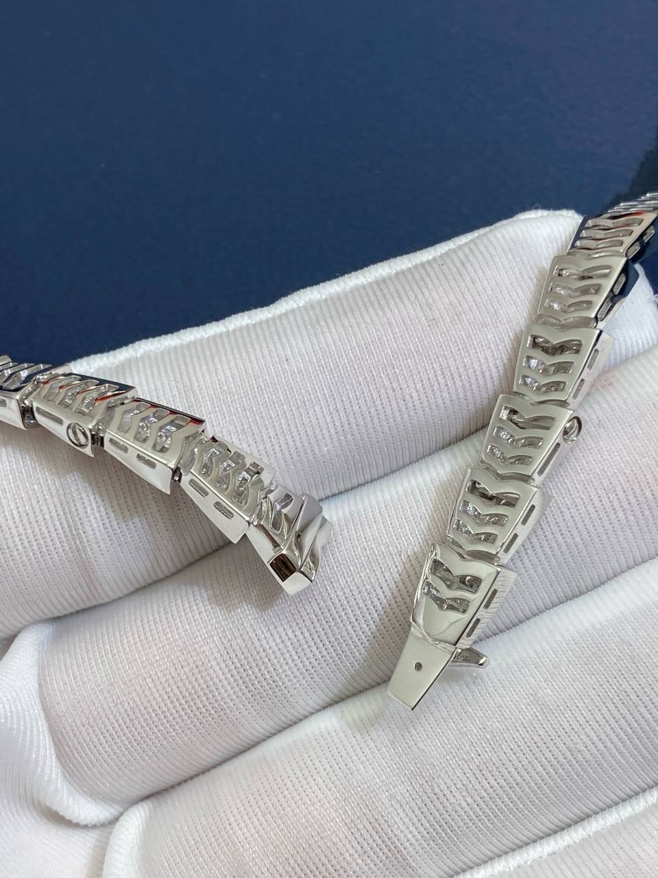 Serpent Diamond Necklace Large