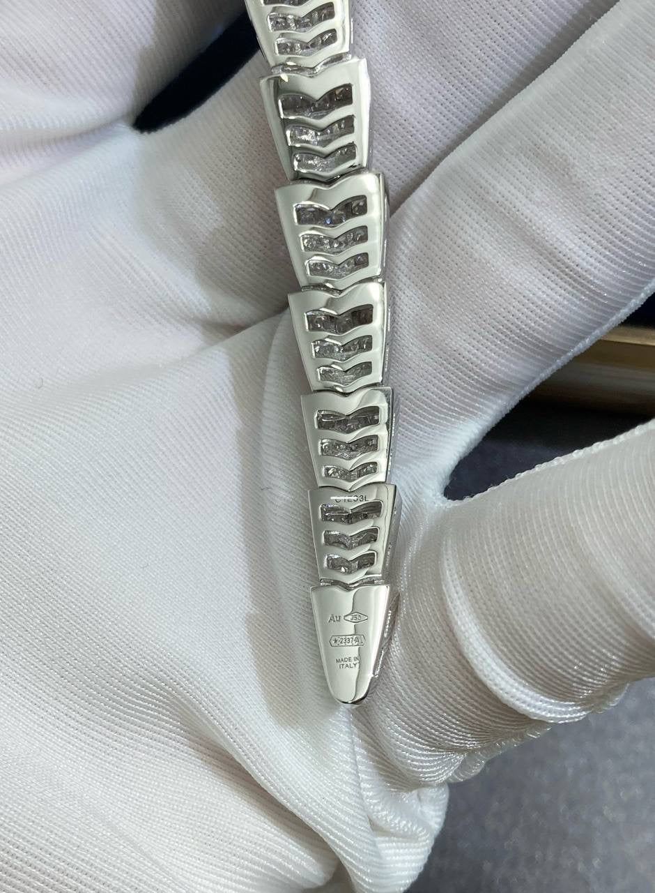 Serpent Diamond Necklace Large
