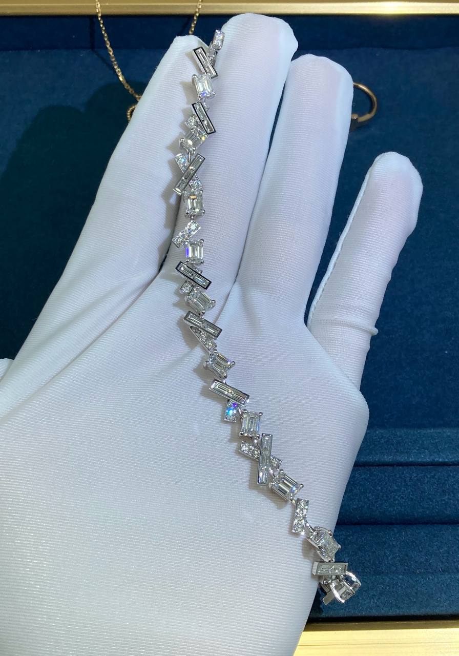 Grf full pavé tread bracelet