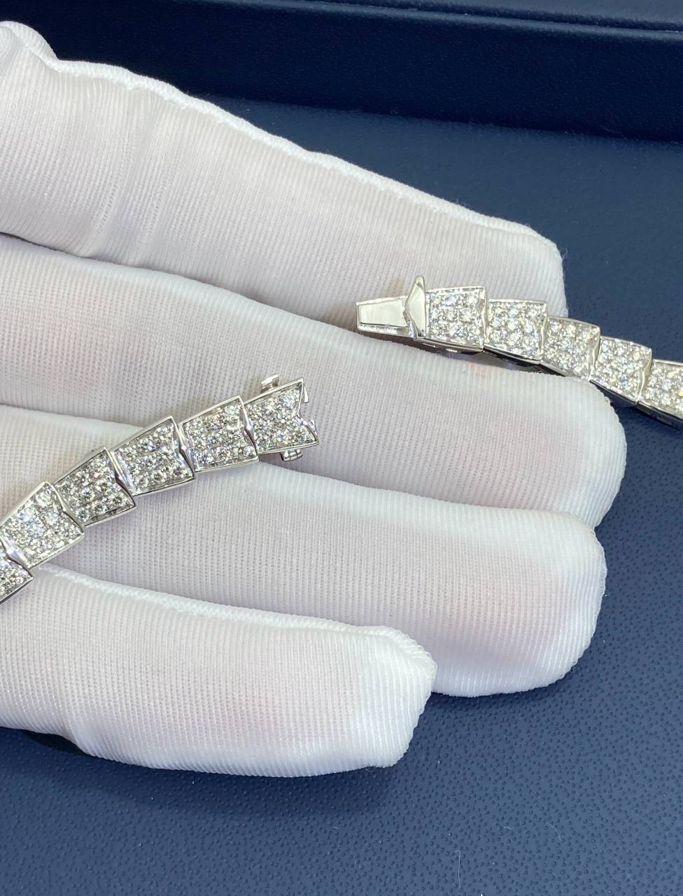 Serpent Diamond Necklace Large