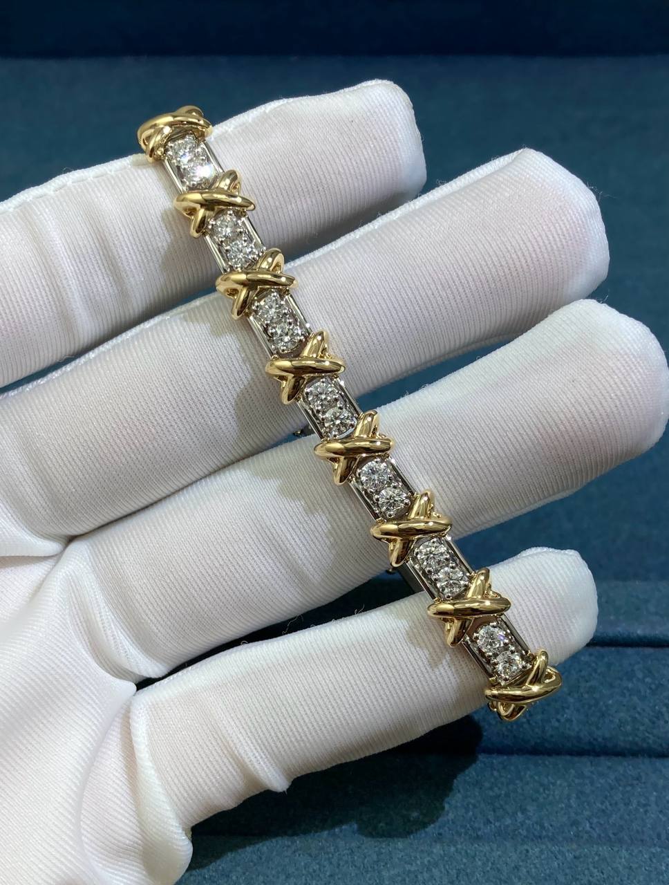 Pulsera TC con diamantes