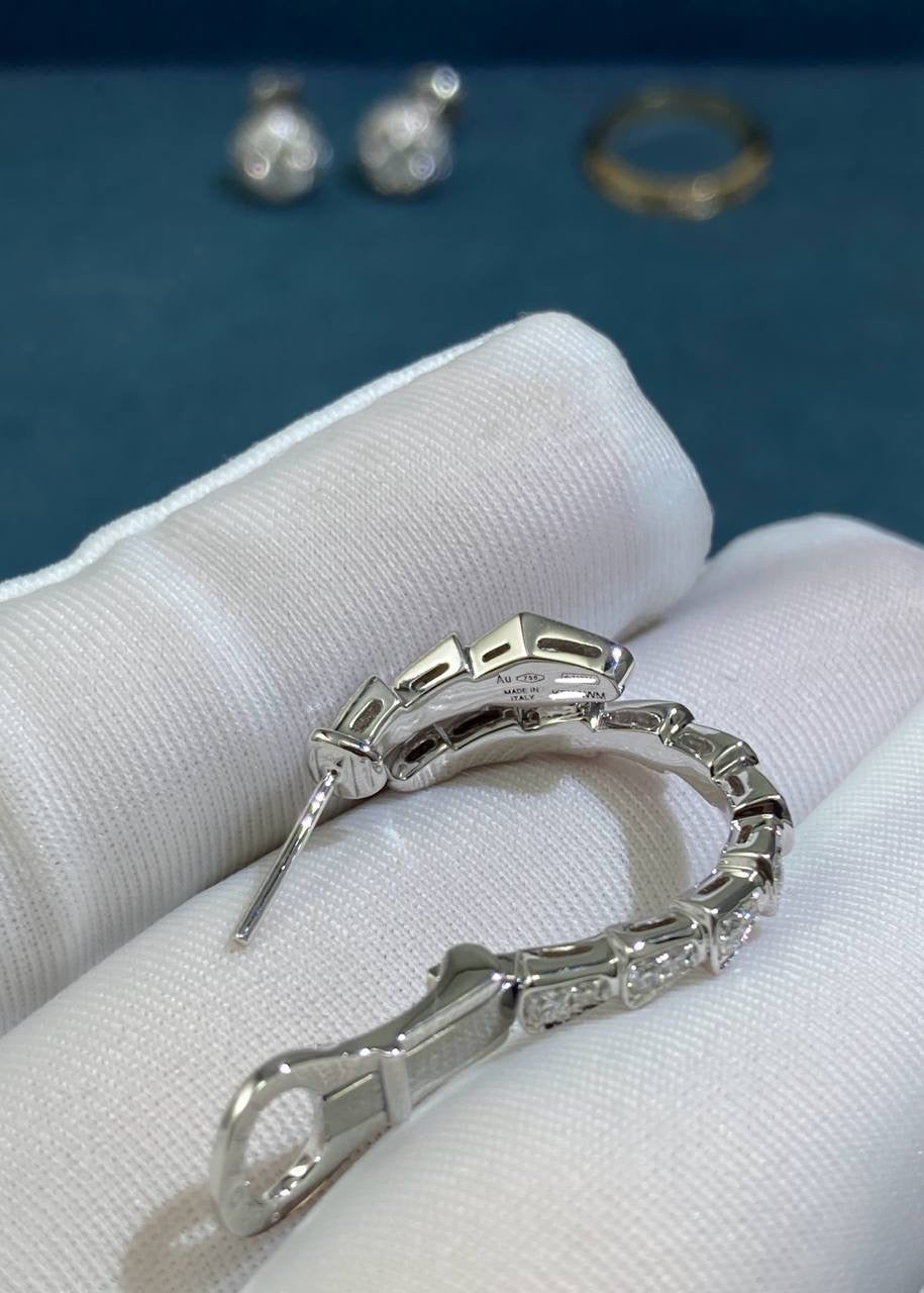 Serpent Diamond earrings