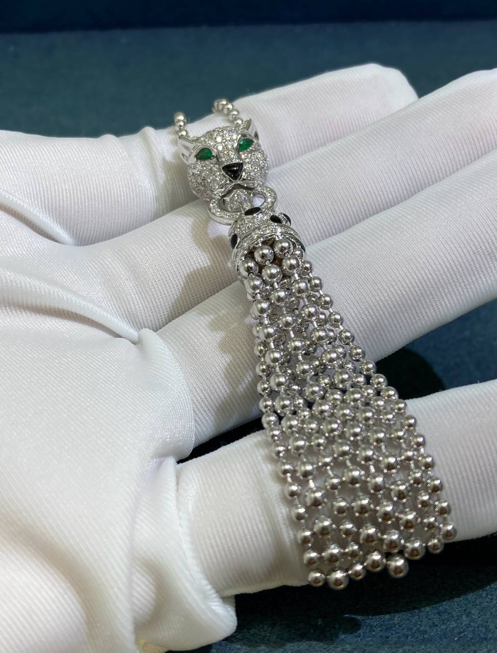 Panther diamond necklace