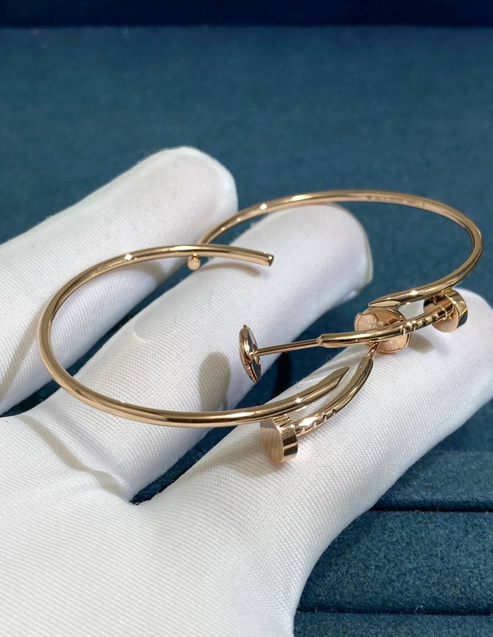 Nail Inspired Hoop earrings