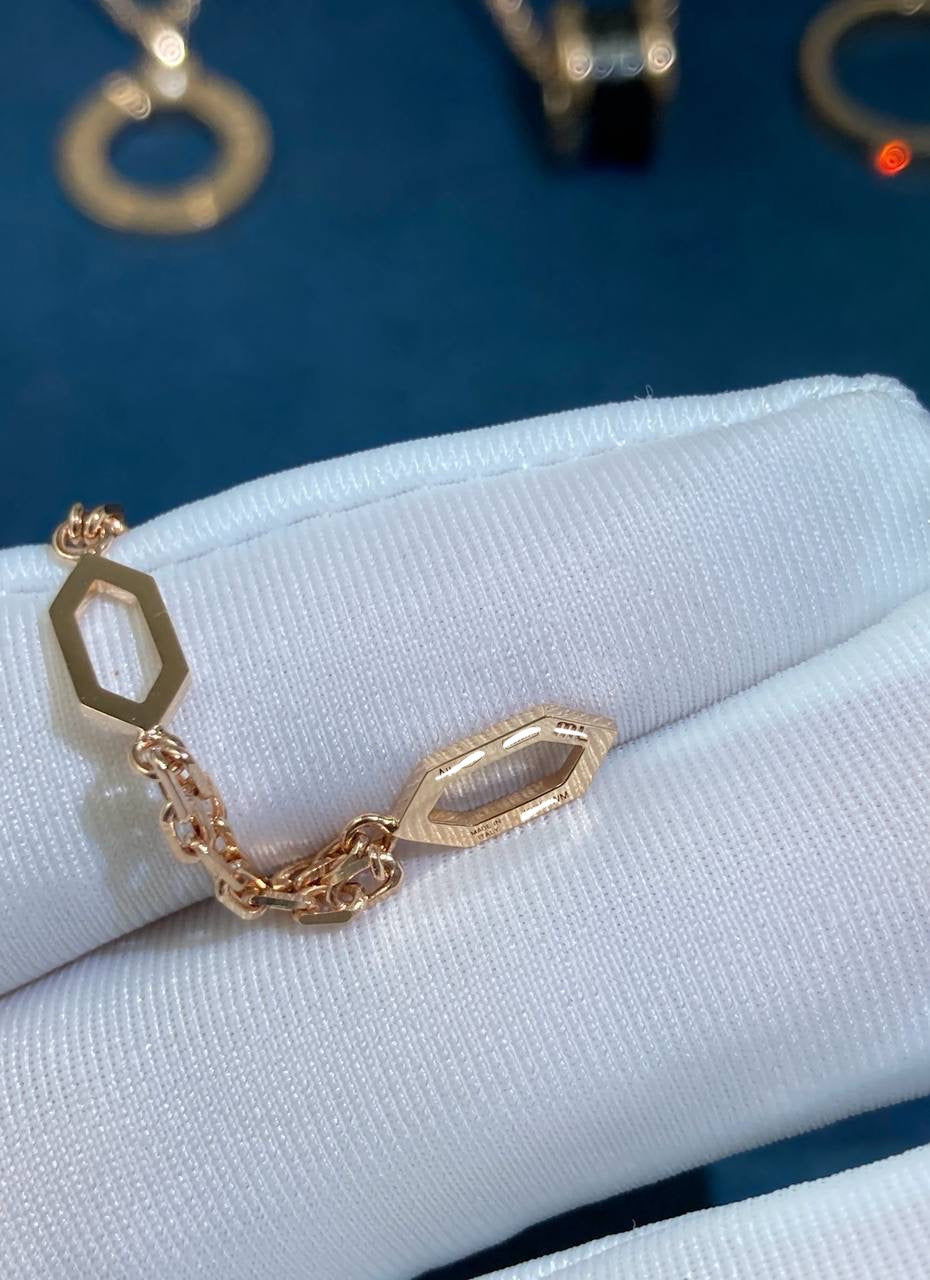 Pulsera de cadena de amatista con serpiente