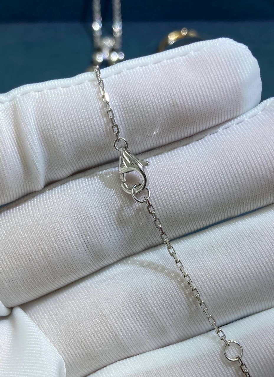 Nail Inspired full pavé diamond pendant