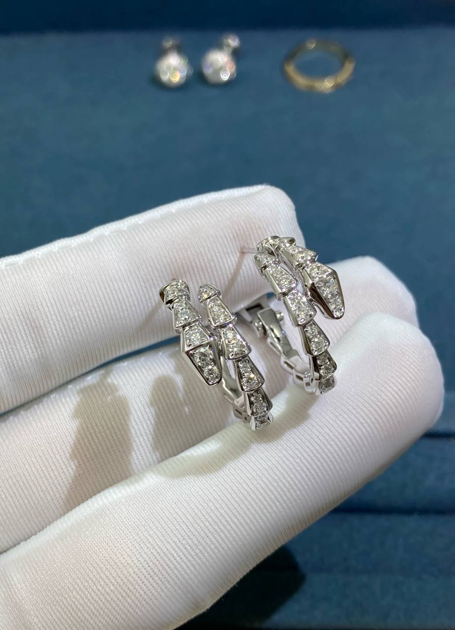 Serpent Diamond earrings