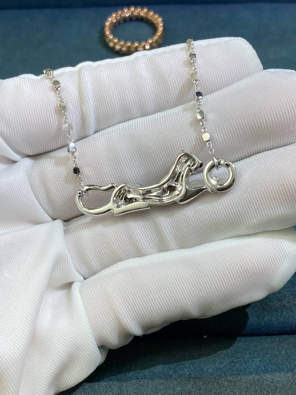 Panther diamond necklace