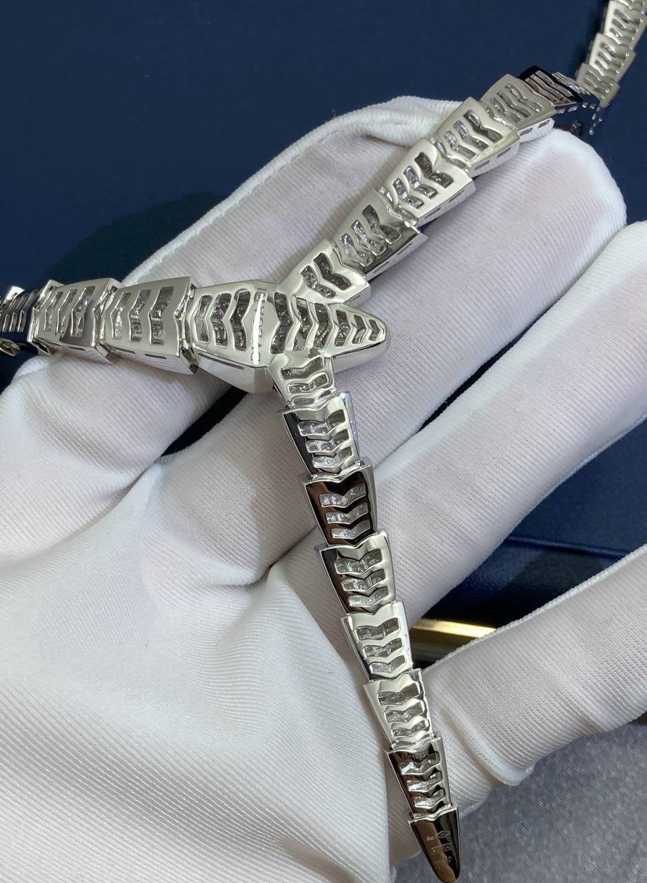 Serpent Diamond Necklace Large