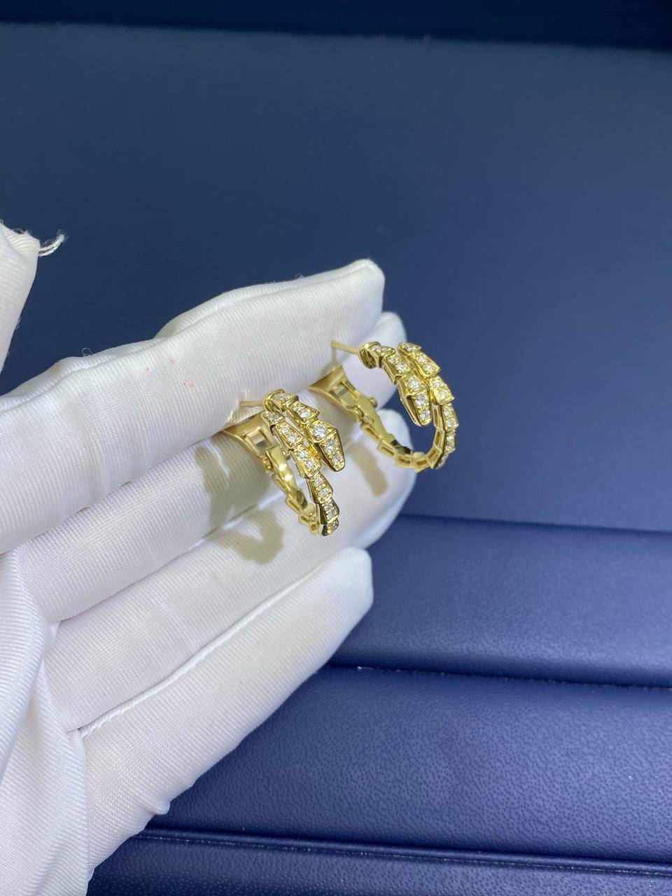Serpent Diamond earrings