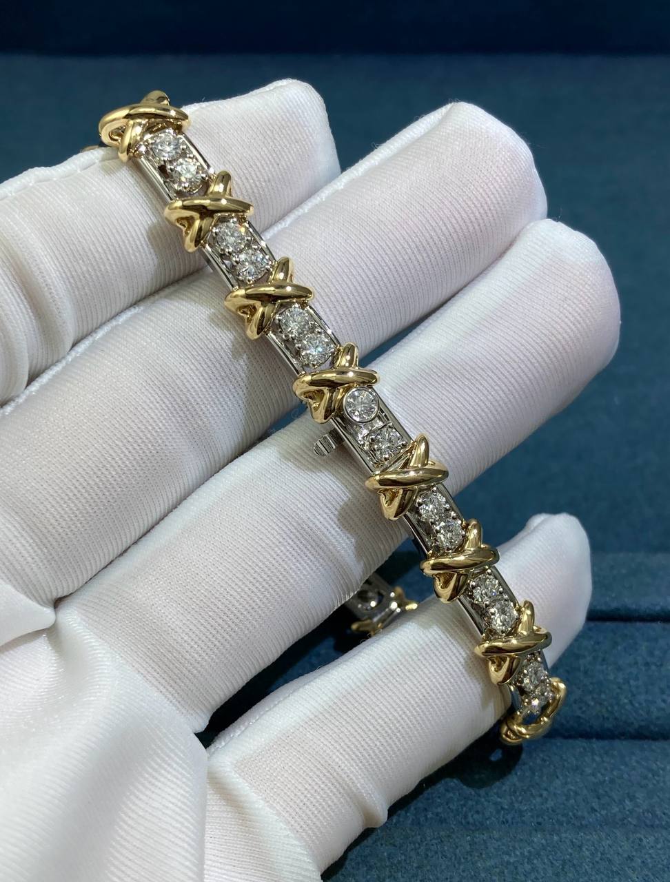 Pulsera TC con diamantes