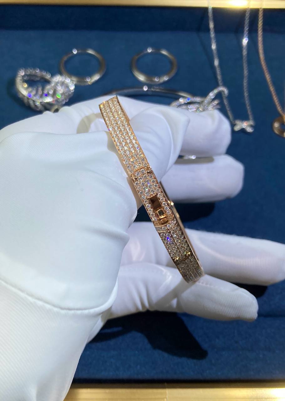 a. full pavé diamond bracelet