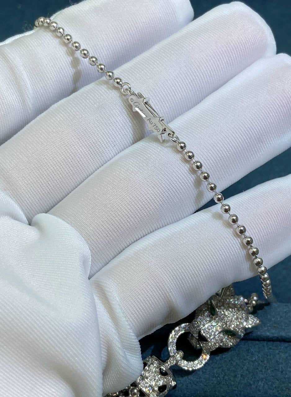 Panther diamond necklace