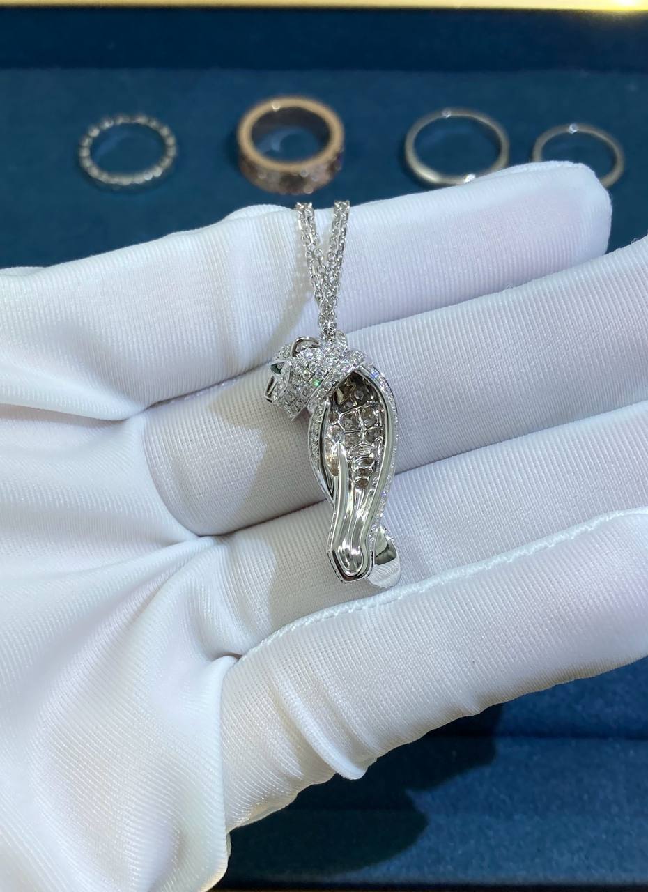 Panther diamond pendant