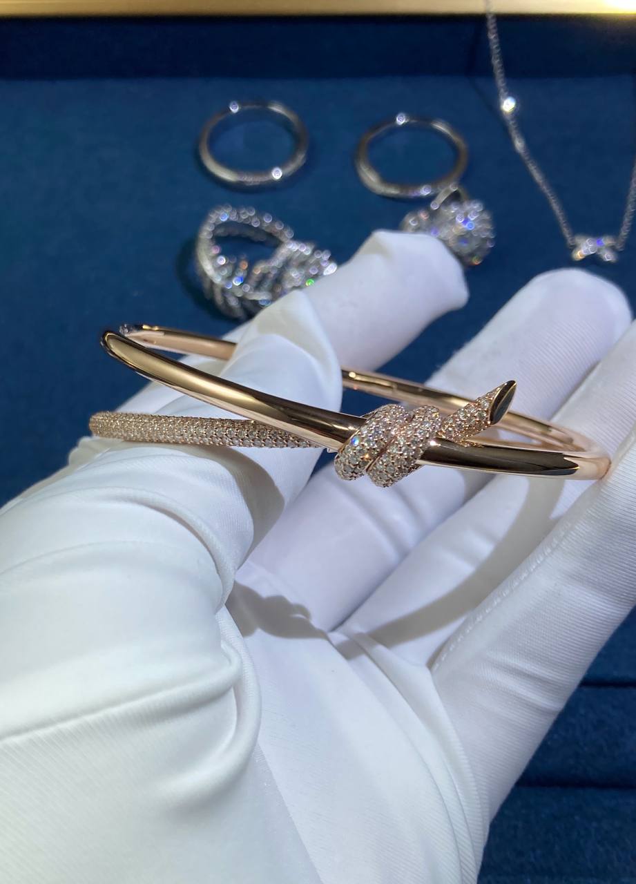 Pulsera TC Double Row con diamantes