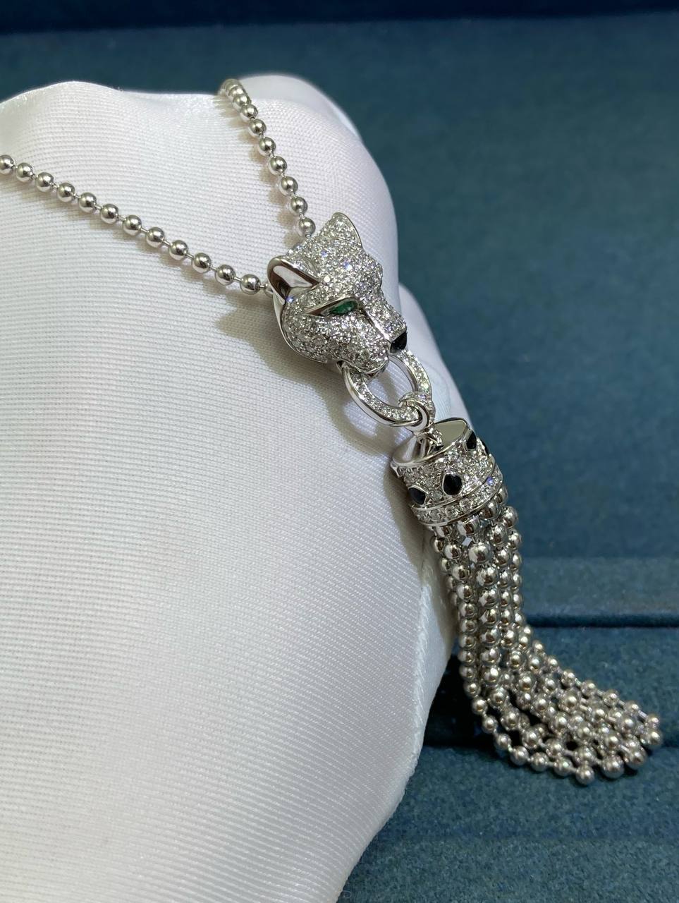 Panther diamond necklace