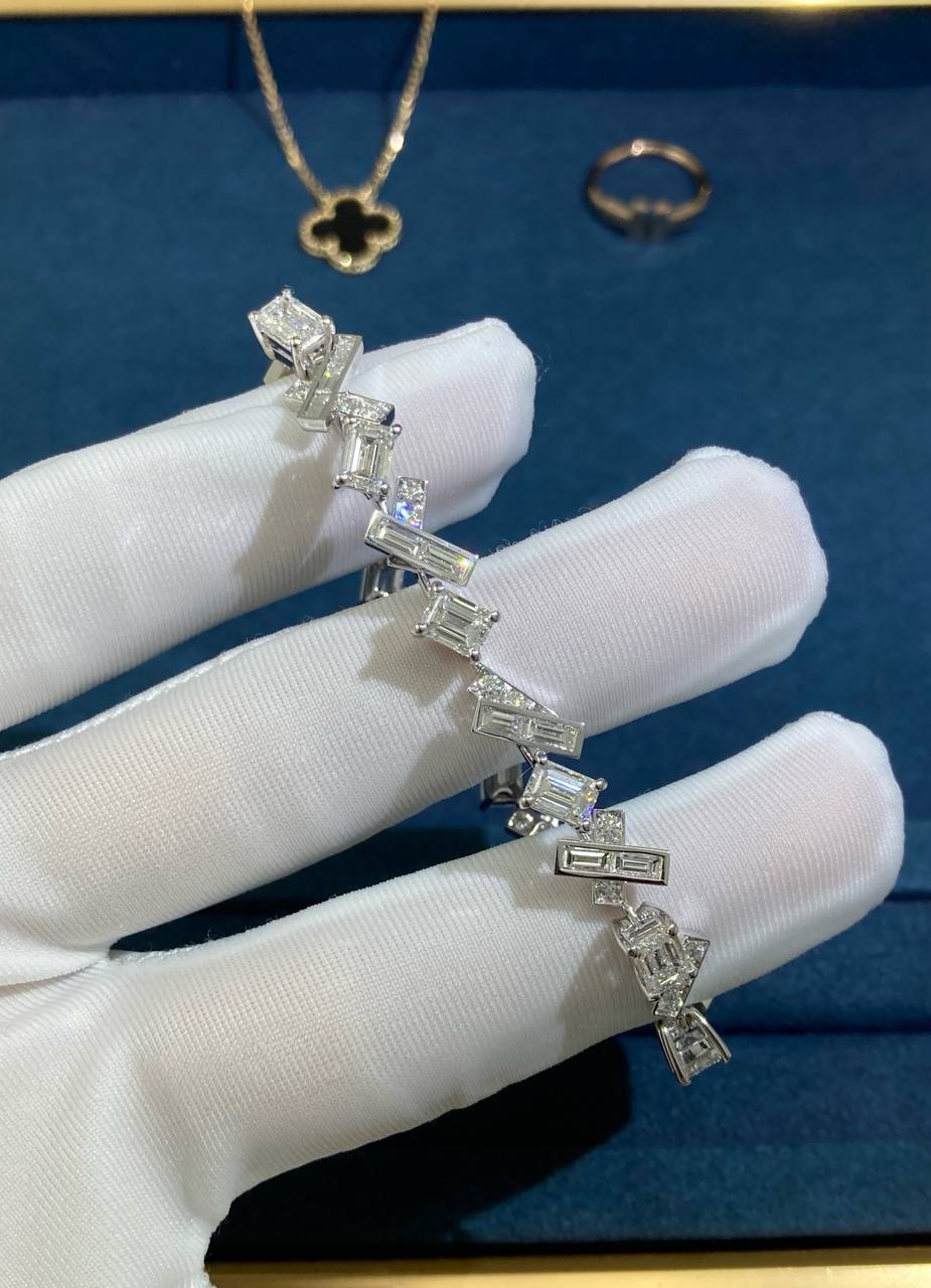 Grf full pavé tread bracelet