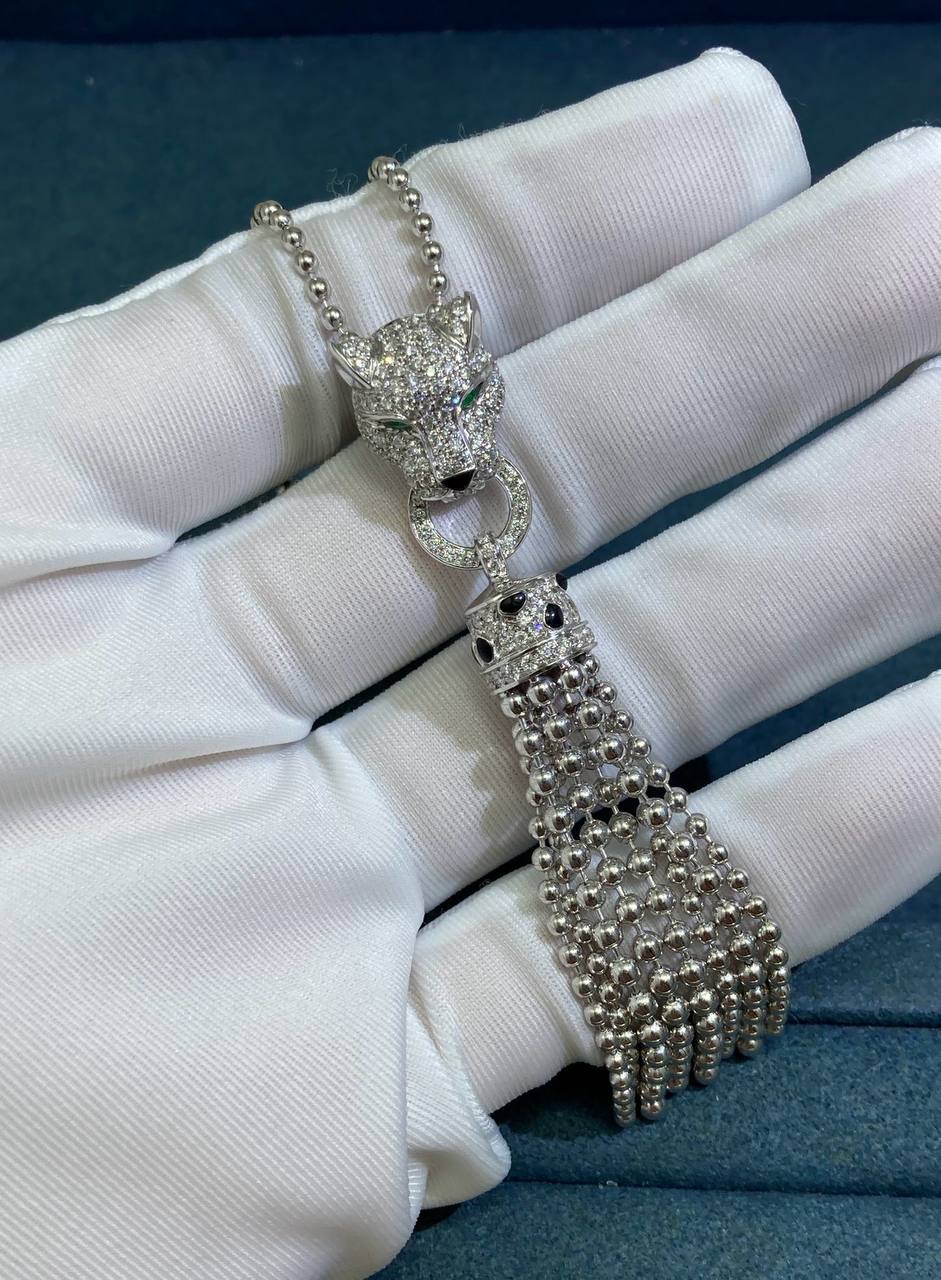 Panther diamond necklace