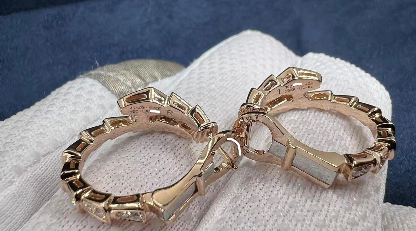 Serpent Diamond earrings