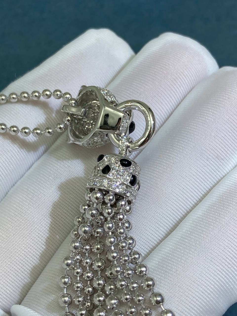 Panther diamond necklace