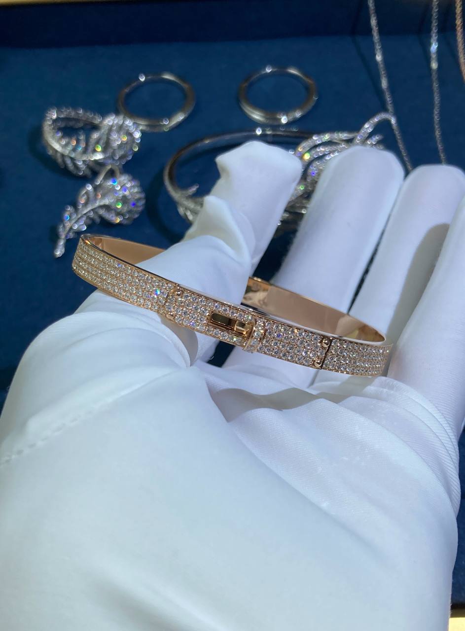 a. full pavé diamond bracelet
