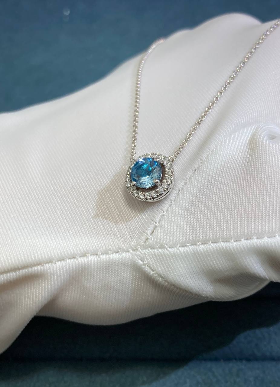 TC Aqumarine pendant