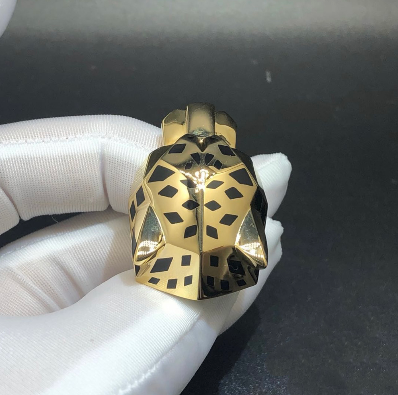 Panthere Yellow Gold Ring