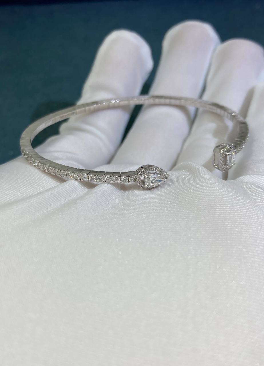 Mssk full pavé diamond bracelet