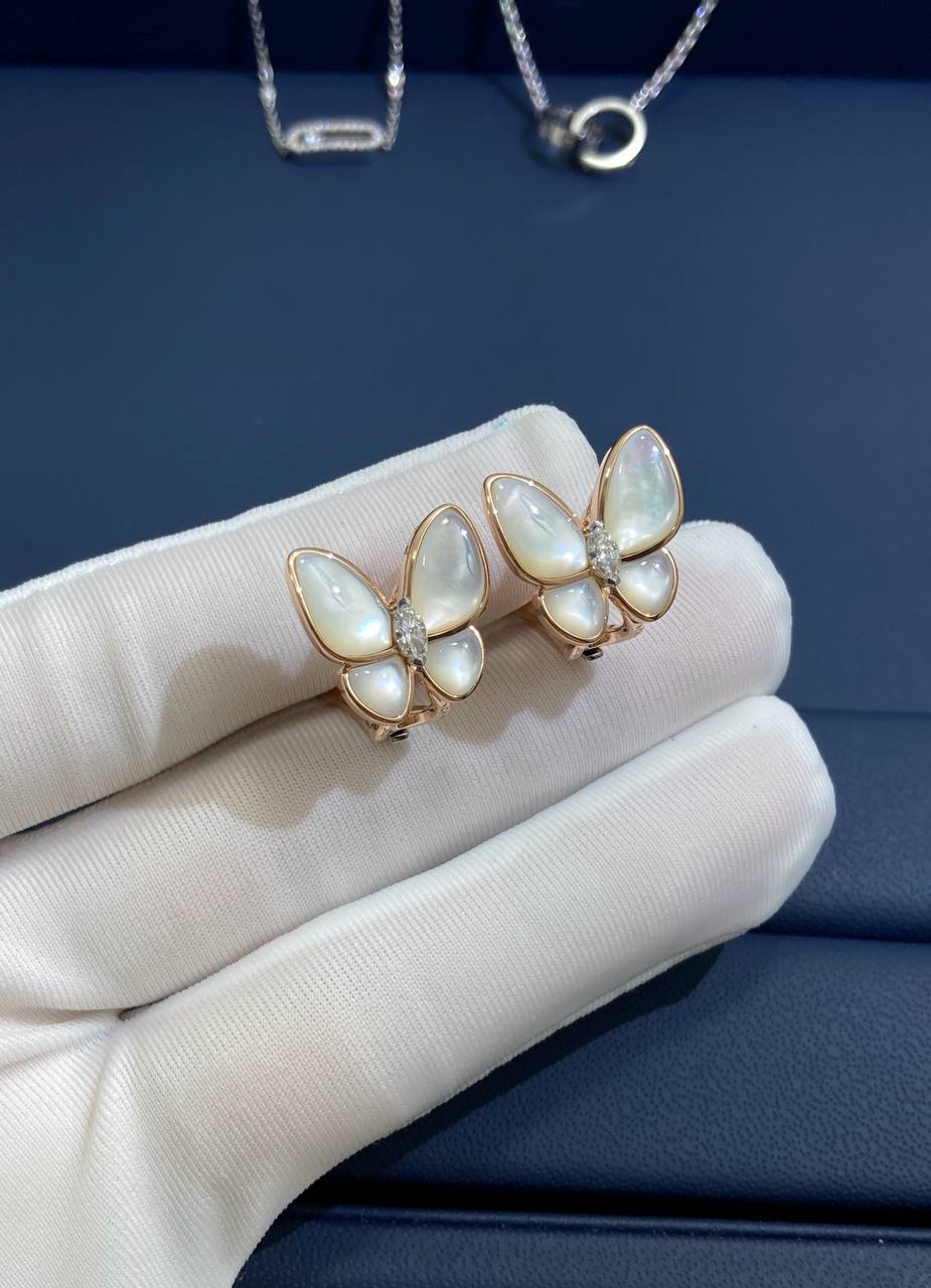 VC butterfly earrings