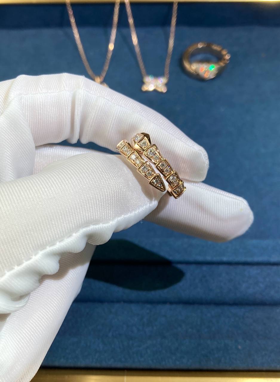 Serpent Diamond ring small model