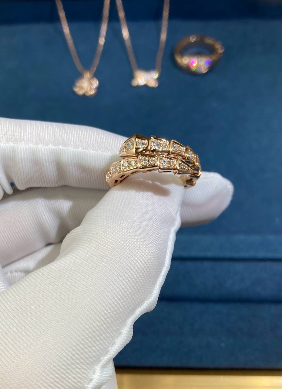 Serpent Diamond ring small model