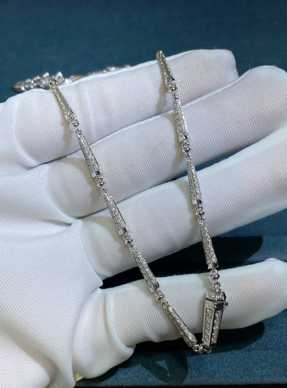 Serpent diamond Pendant necklace Large model
