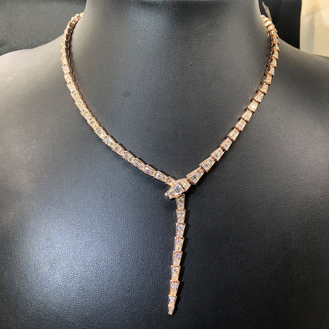 Serpent Diamond necklace