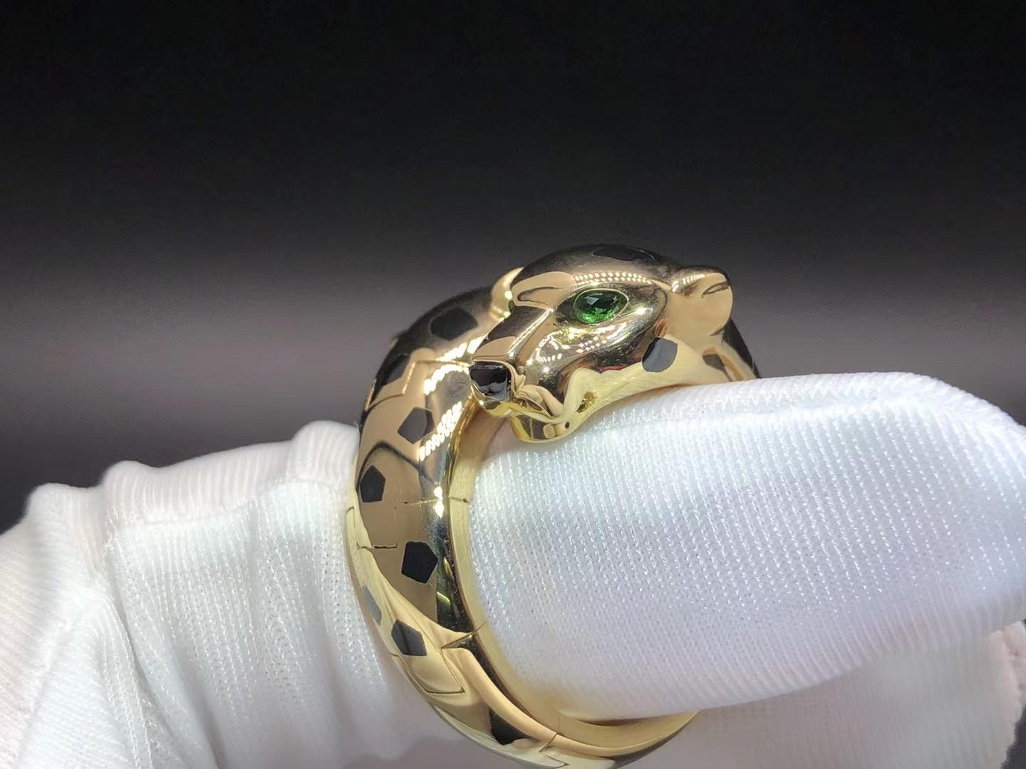 Panther Double Head Ring