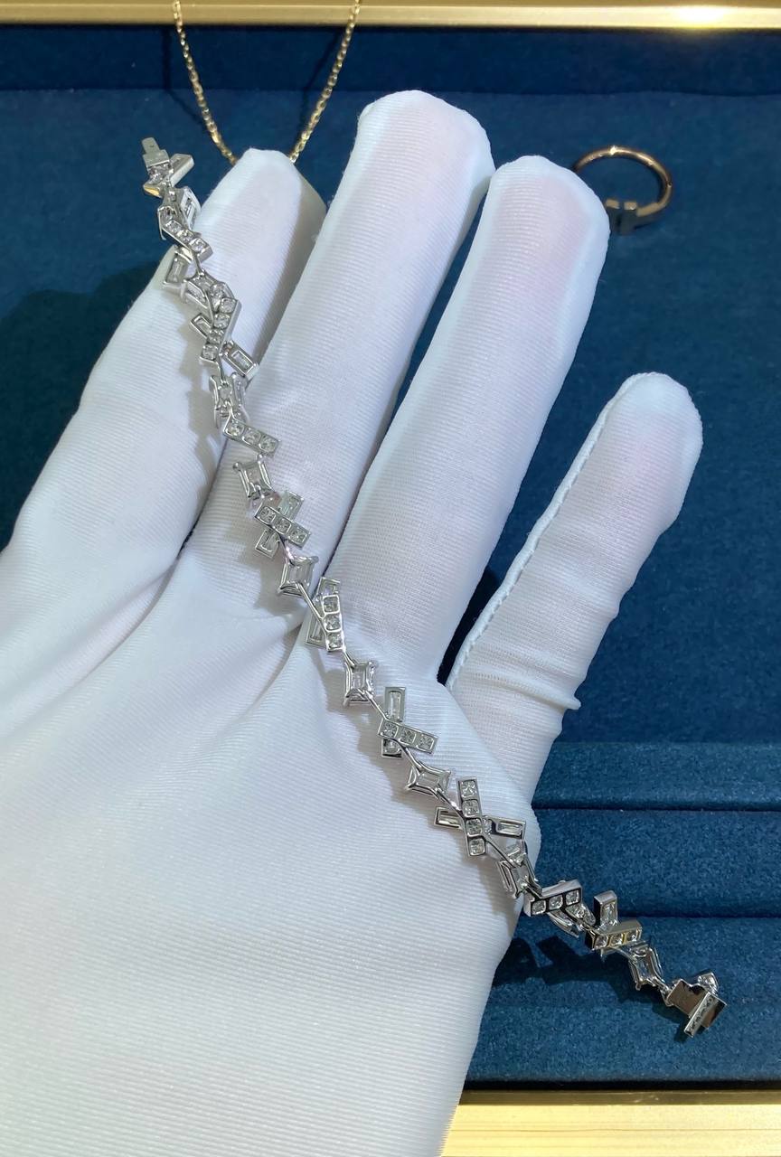 Grf full pavé tread bracelet