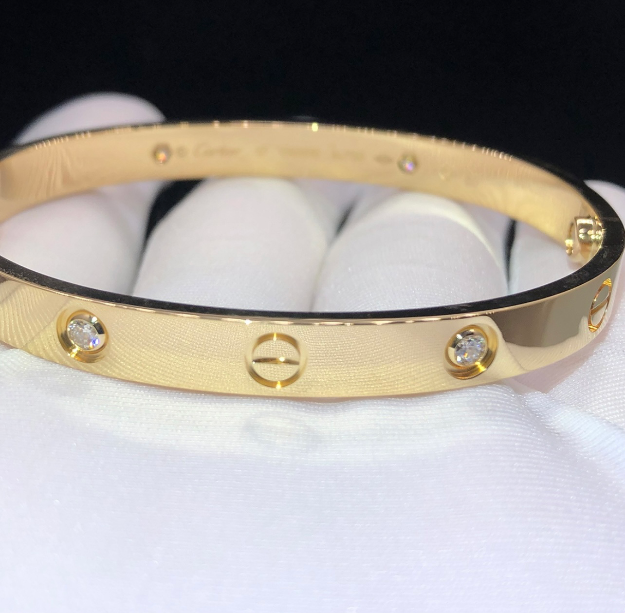 Love bracelet 4 diamonds