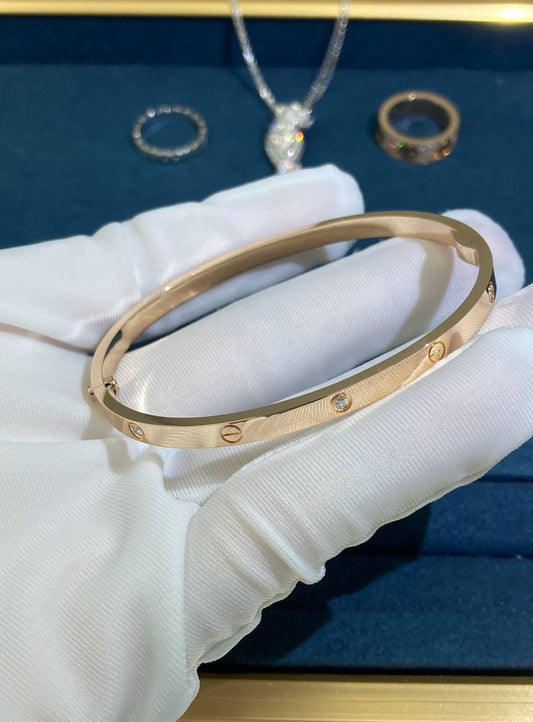 Love Bracelet small model with diamonds