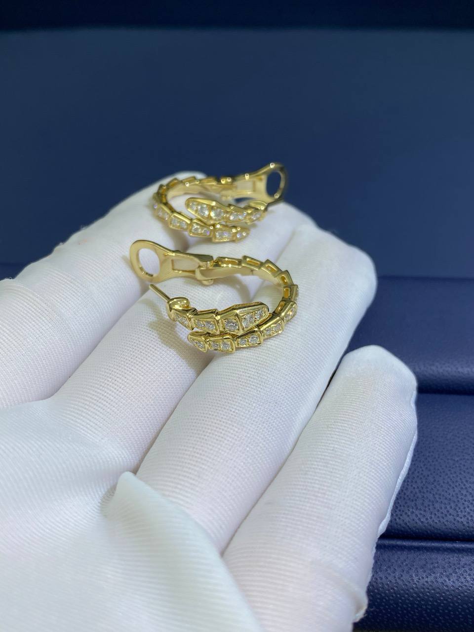 Serpent Diamond earrings