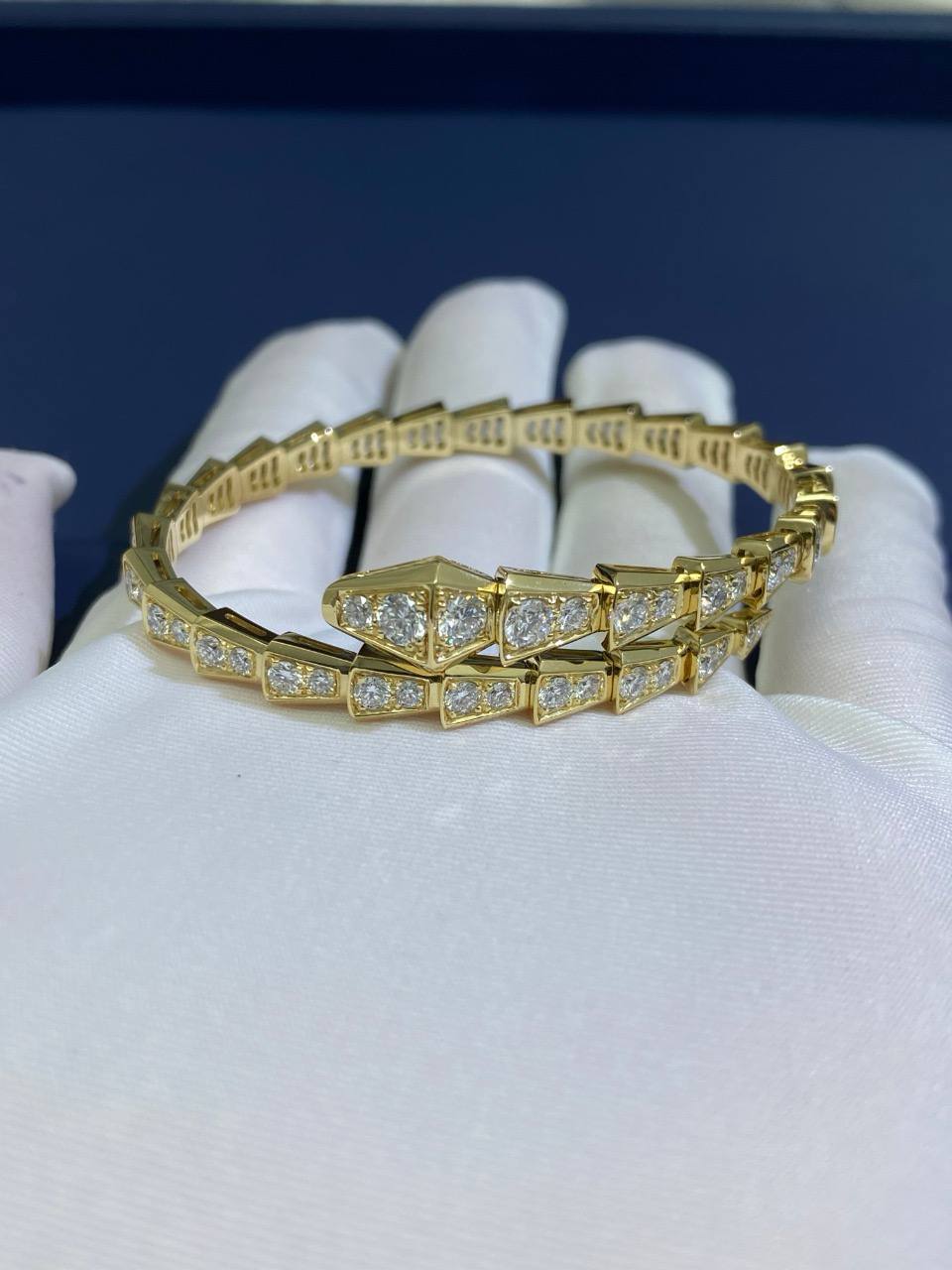 Serpent Diamond Bracelet