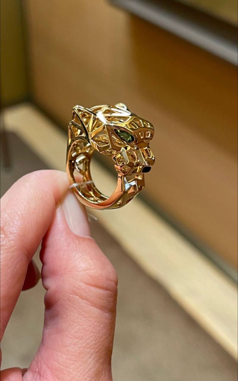 Panther Open-work ring