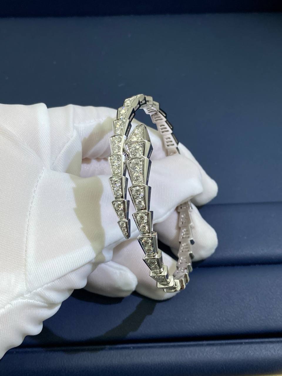 Serpent Diamond Bracelet
