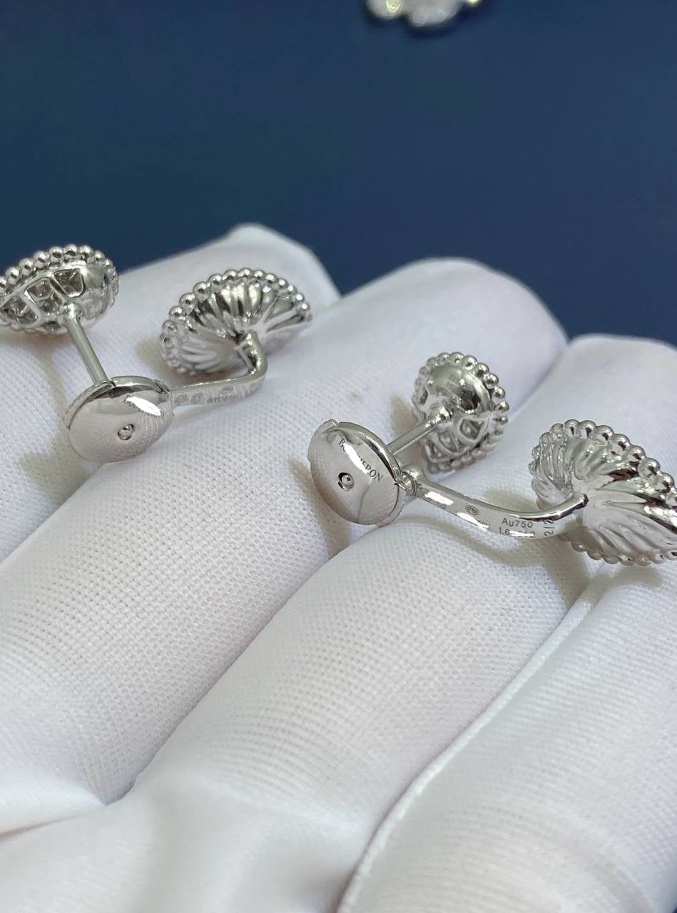 Boucles d'oreilles pavées de diamants Bchrn Motifs S et XS